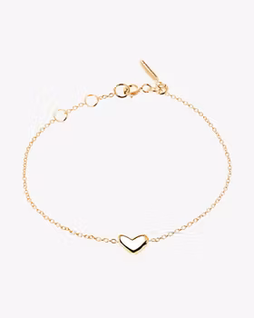 Drakenberg Sjölin LOVING HEART MEDIUM SINGLE BRACELET GOLD