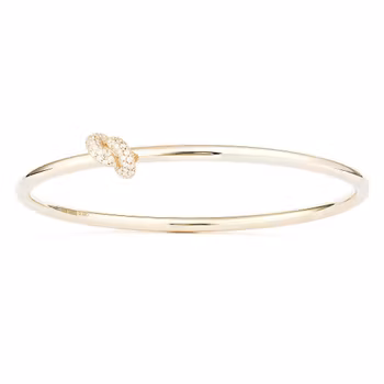 Engelbert1920 The Legacy Knot Bangle Diamond Pavé