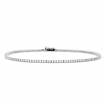 Engelbert1920 Diamond Line Tennis Bracelet White Gold