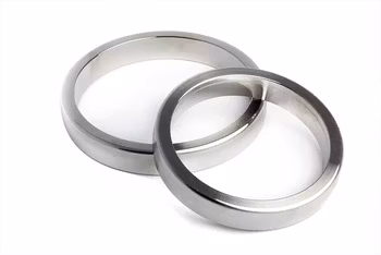 Big wedding rings - Vitguld Bordsdekoration