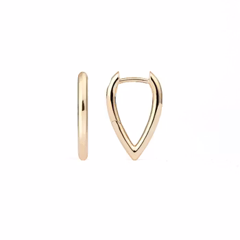 Engelbert1920 Drop Link Earrings Mini Plain 18 mm