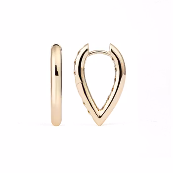 Engelbert1920 Drop Link Earrings Small Plain 21 mm