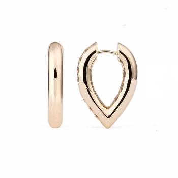 Engelbert1920 Drop Link Earrings Medium Plain 25 mm