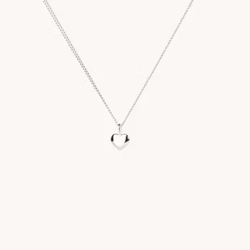 Emma Israelsson LOVE FILLED HEART NECKLACE SILVER 45cm