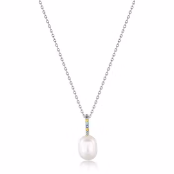 ANIA HAIE PENDANT GEM PEARL DROP