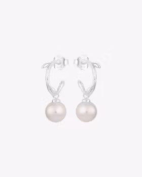 Drakenberg Sjölin BRANCH PEARL HOOPS