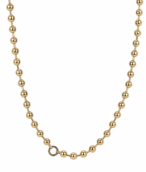 Astrid & Agnes ANNIE Big Långt Halsband Guld