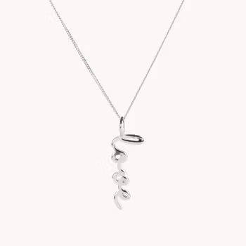 Emma Israelsson LOVE NECKLACE SILVER - 45 CM