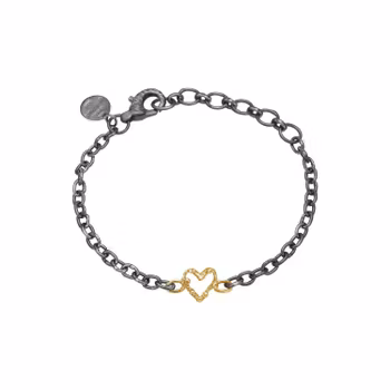 By Birdie Zenith Heart Pavé Armband