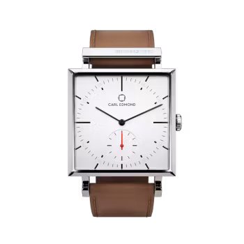 Carl Edmond Granit Cognac läder 34mm