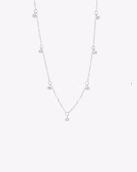 Drakenberg Sjölin NEW BUD DROP FULL NECKLACE SILVER