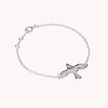 Emma Israelsson ORGANIC DOVE BRACELET SILVER