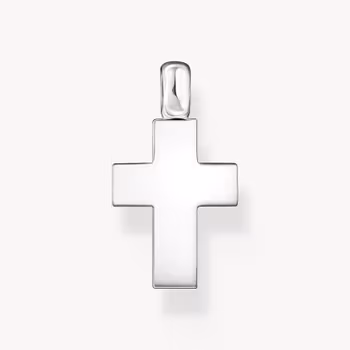 Thomas Sabo Rebel at Heart SILVERFÄRGAT KORSHÄNGE