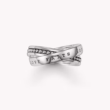 Thomas Sabo Rebel at Heart FLERRADIG RING TRO, HOPP OCH KÄRLEK