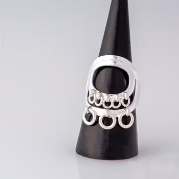 Jokkmokks Tenn Luleälv silverring