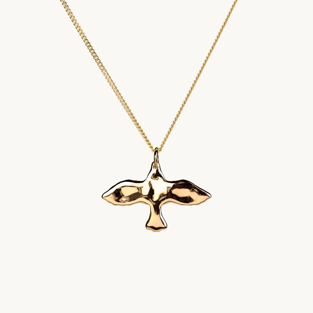 Emma Israelsson ORGANIC SMALL DOVE NECKLACE GOLD - 45cm