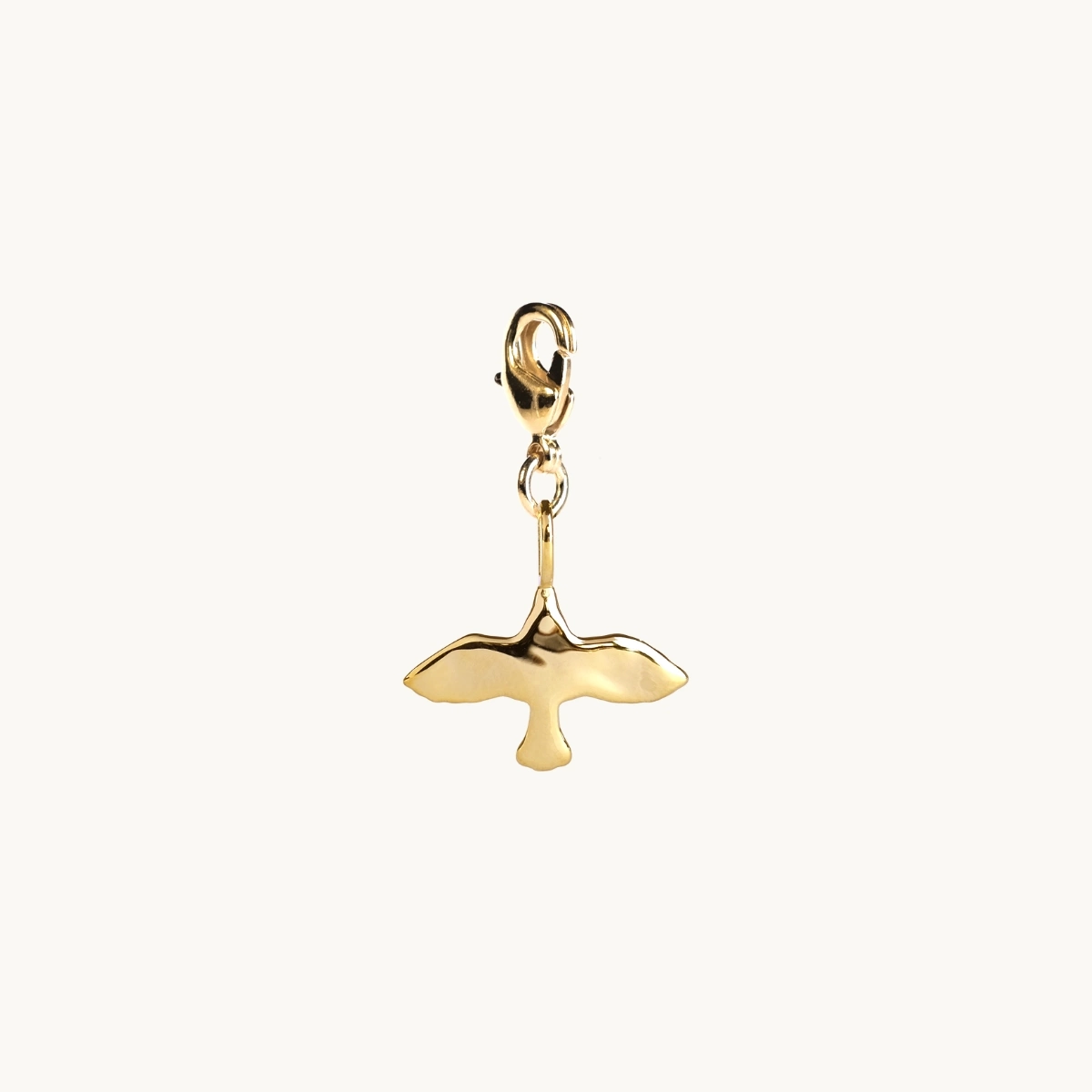 Emma Israelsson MINI ORGANIC DOVE CHARM GOLD
