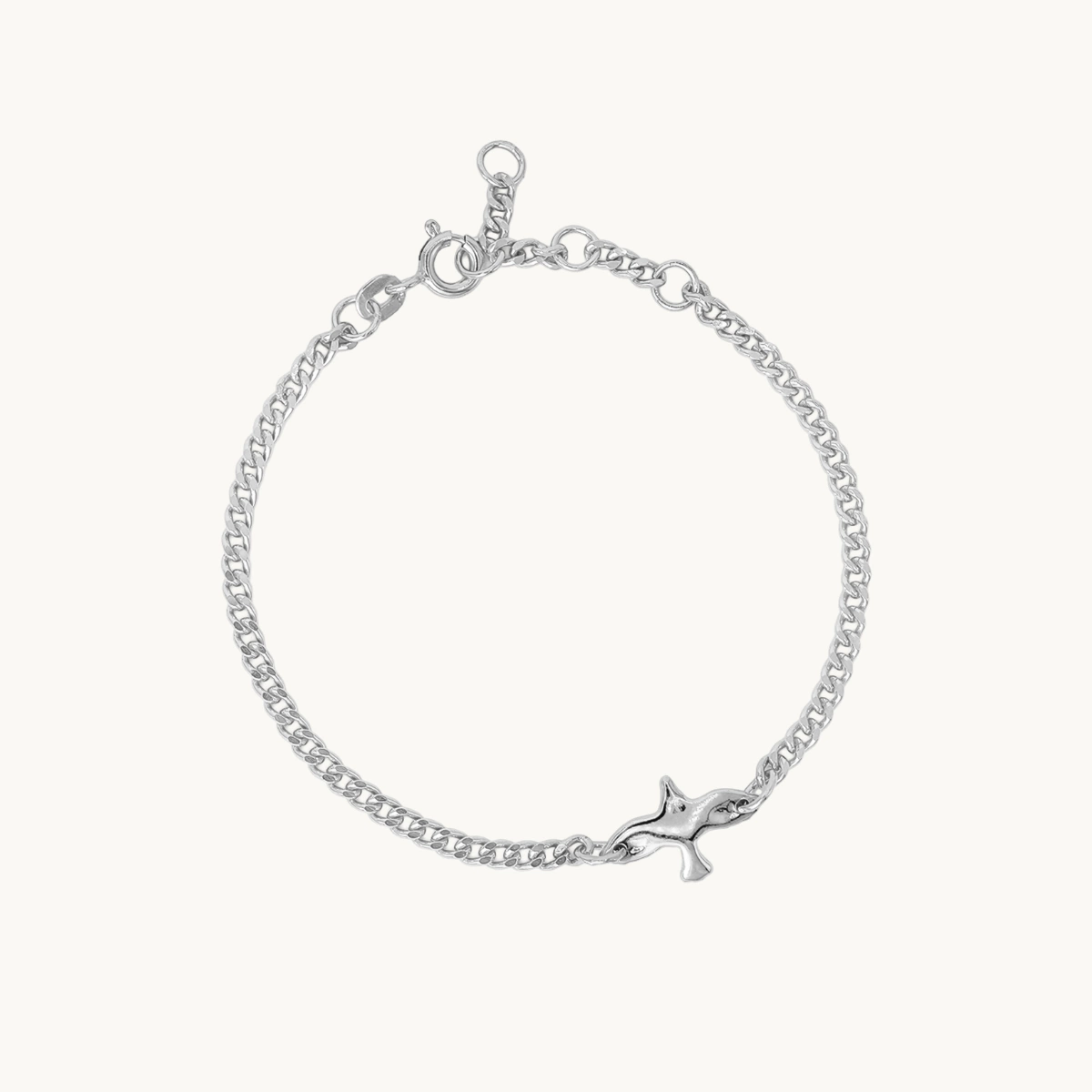 Emma Israelsson MINI ORGANIC DOVE BRACELET SILVER