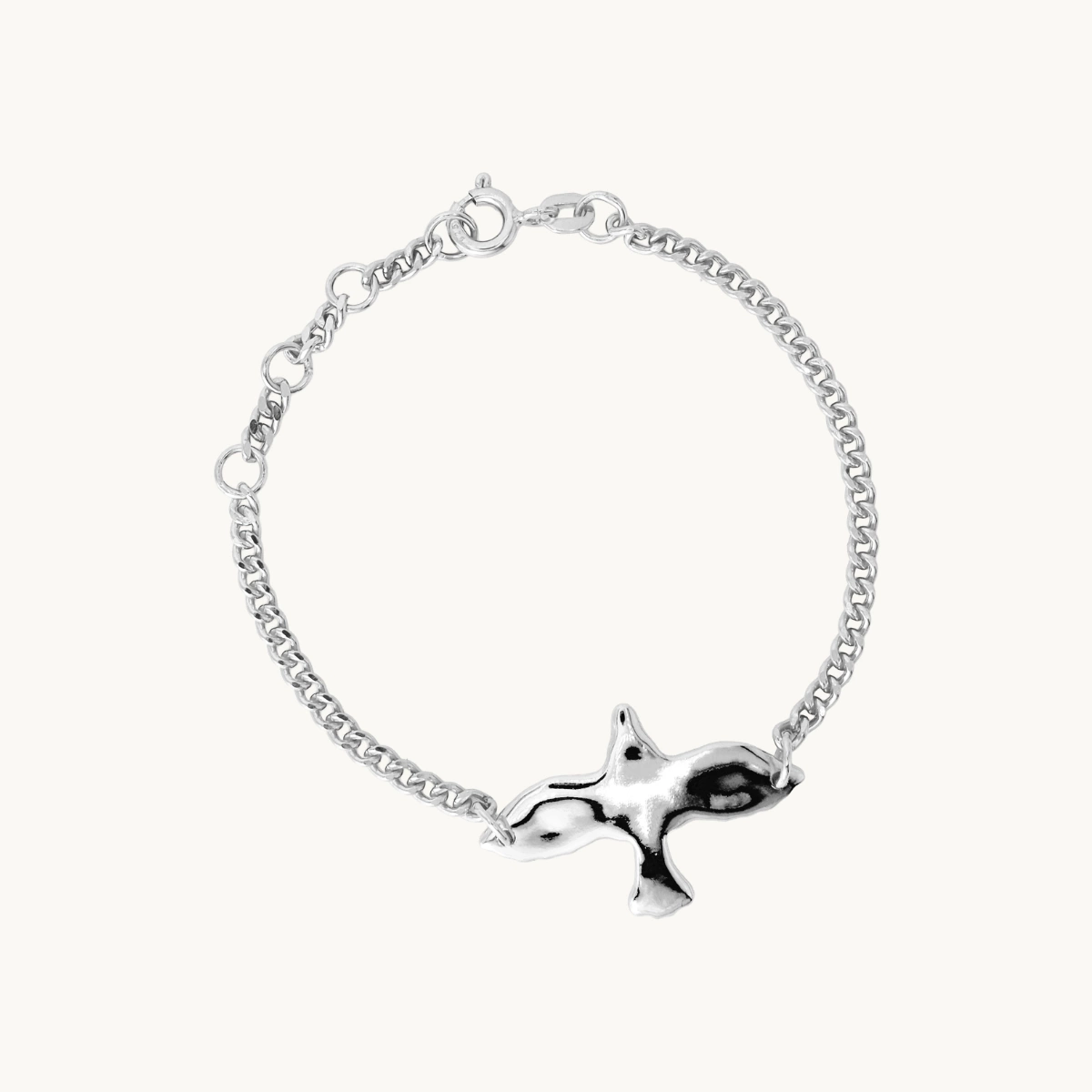 Emma Israelsson ORGANIC DOVE BRACELET SILVER