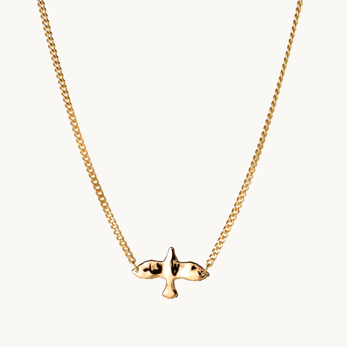 Emma Israelsson ORGANIC DOVE CURB NECKLACE GOLD