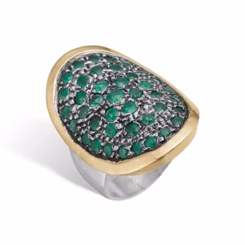 By Birdie Topka Emerald ring