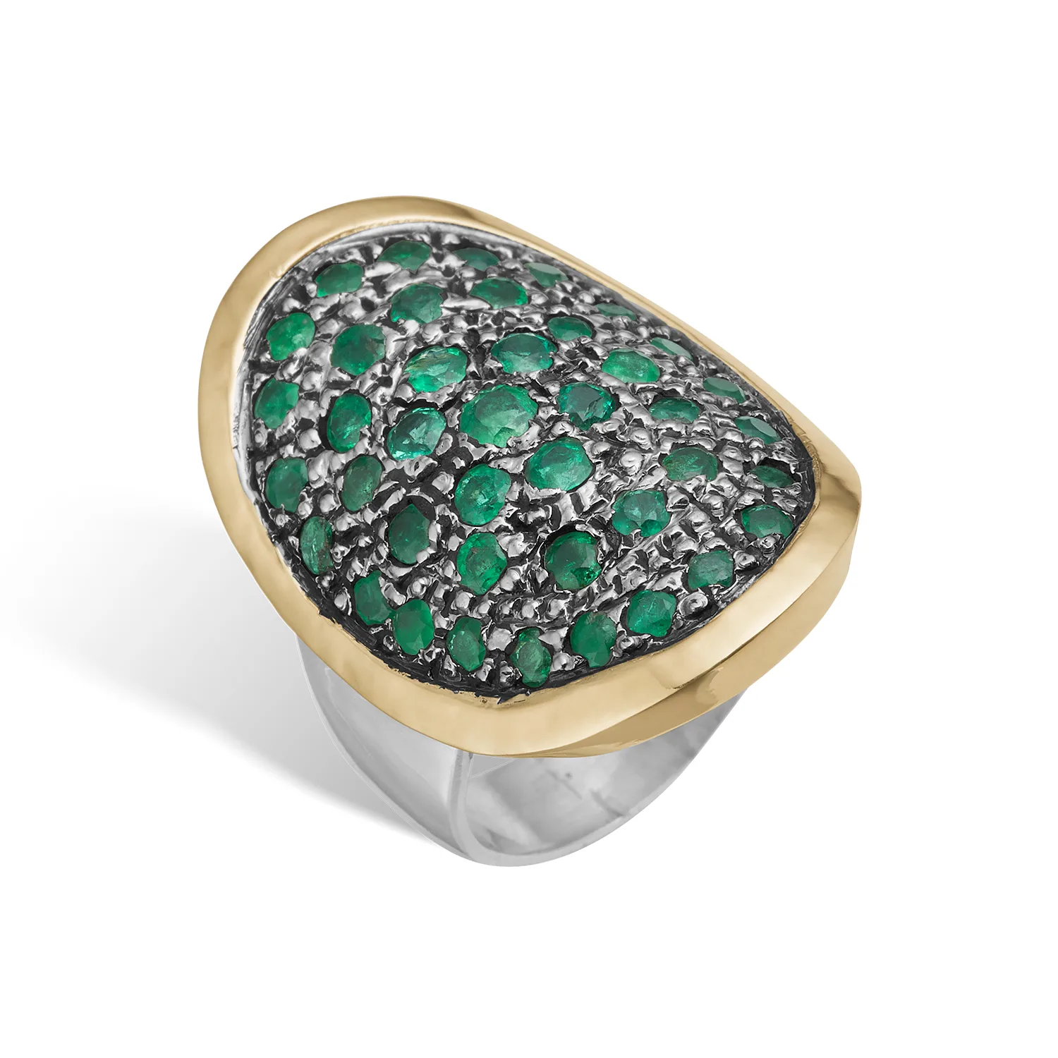 By Birdie Topka Emerald ring