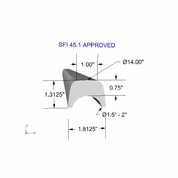 Burstoppning SFI 90cm