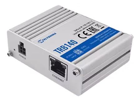 Teltonika Industrial Ethernet to 4G LTE IoT gateway with housing.