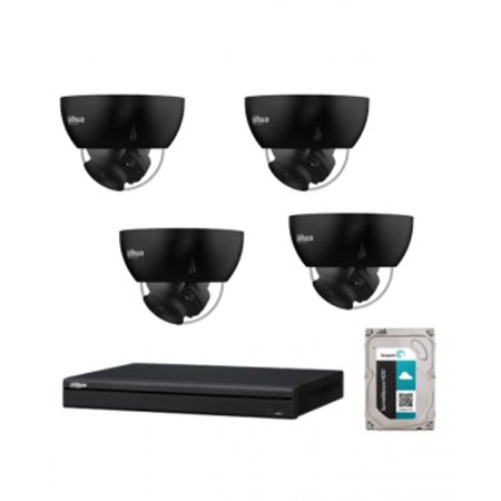 Dahua Medium paket 4 BLACK-Serie