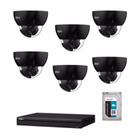 Dahua Large paket  6 PRO BLACK-serie