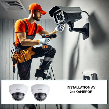 Köp till installation 2st kameror