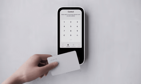 Ajax KeyPad TouchScreen Black/White