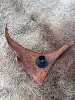 Renhornsljusstake