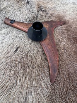 Renhornsljusstake