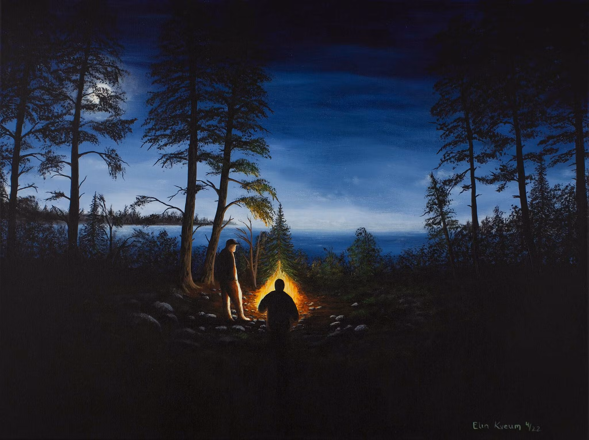 "Bålkveld" Giclee