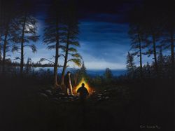 "Bålkveld" Giclee