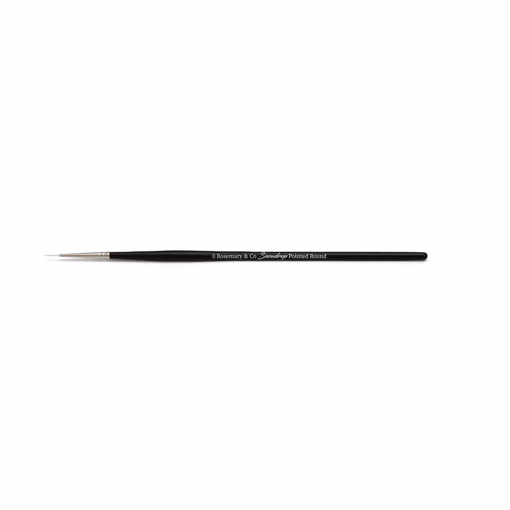 Snowdrop pointed round