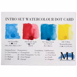 Akvarellmaling - MH Intro Dot Card