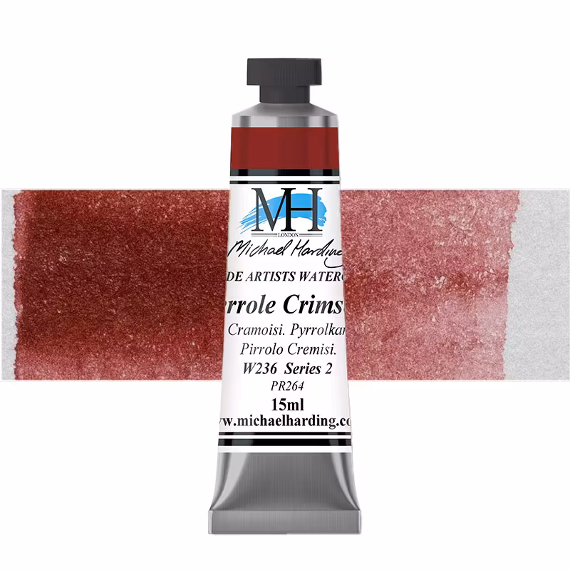 Akvarellmaling - W236 Pyrrole Crimson - 15ml