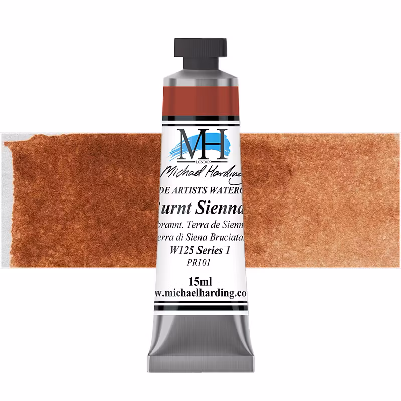 Akvarellmaling - W125 Burnt Sienna - 15ml