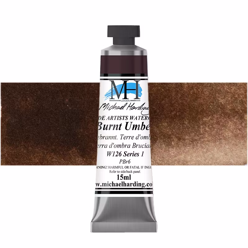 Akvarellmaling - W126 Burnt Umber - 15ml