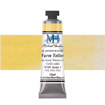 Akvarellmaling - W105 Warm Yellow - 15ml