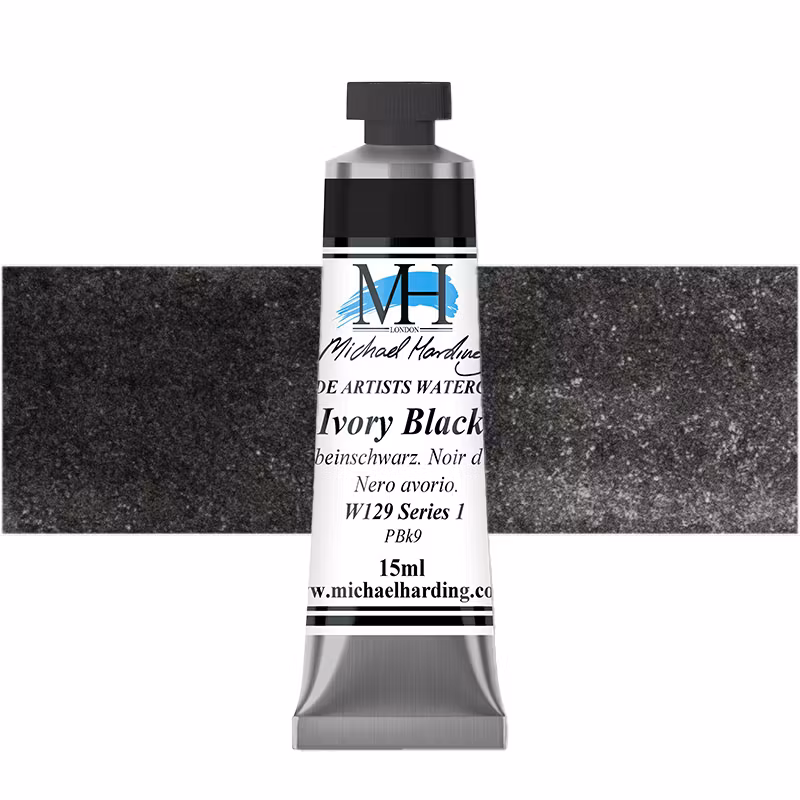 Akvarellmaling - W129 Ivory Black - 15ml