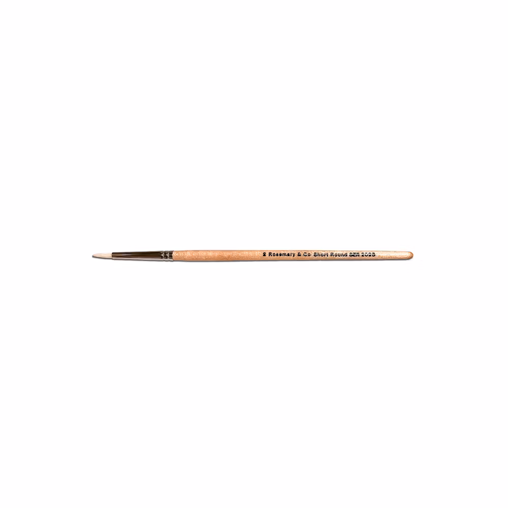 Chunking bristle short round