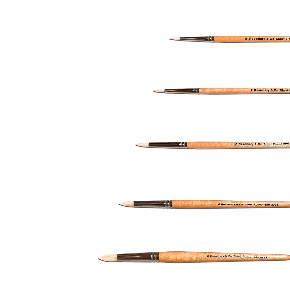Chunking bristle short round