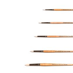 Chunking bristle short round