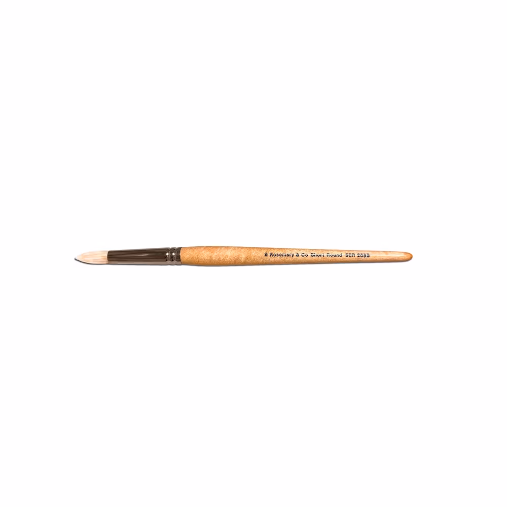 Chunking bristle short round
