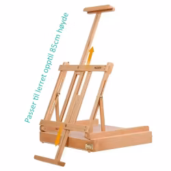 MEEDEN bordstaffeli med skuff