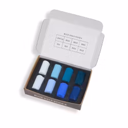 Unison Colour soft pastel sett - Blue 8 Half