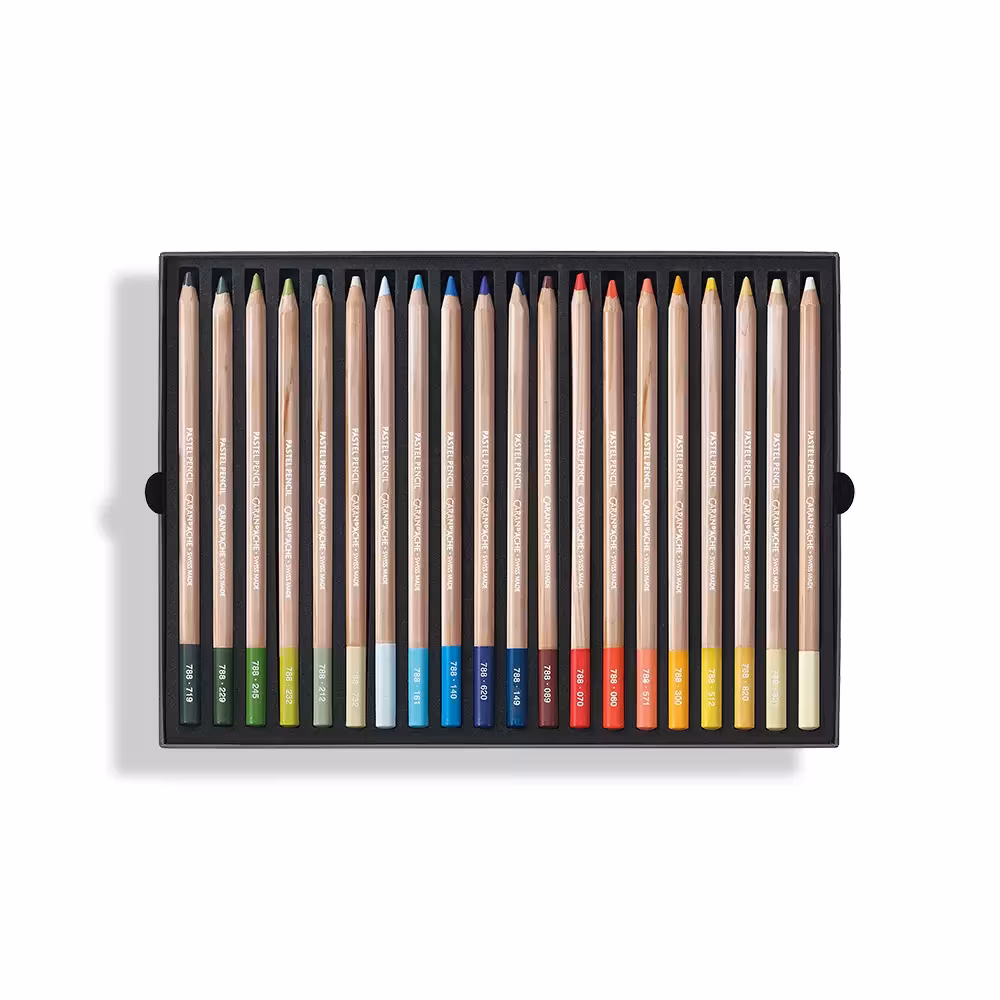 Caran d'Ache Pastellsett - 40stk